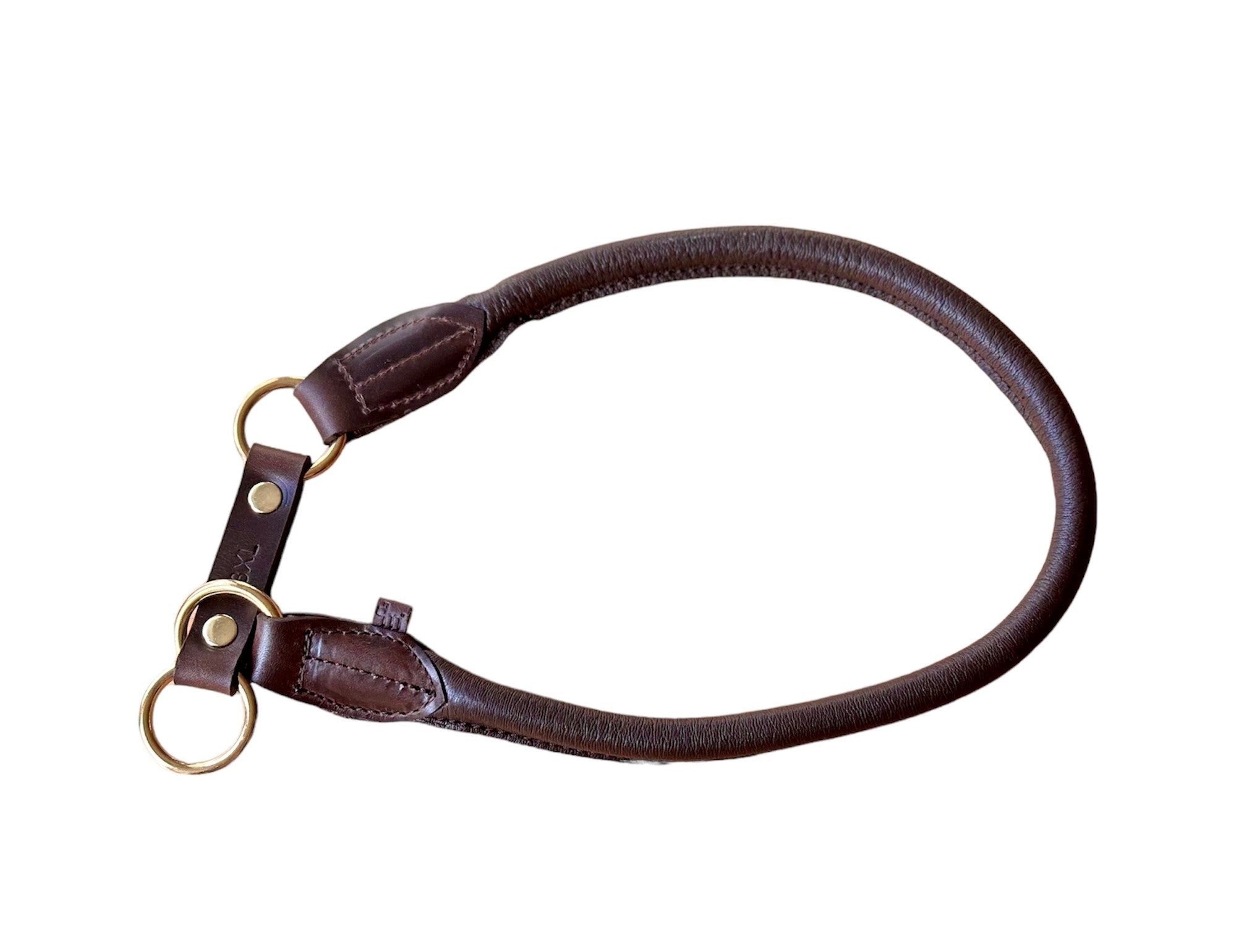 Hirschlederhalsband rund - ammi® for Dogs
